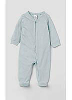 Человечек на молнии для мальчика H&M 0310091-067 050 см (0-1 months) Бирюзовый