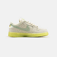 Nike Dunk Low Mummy White Seafoam Green Yellow Strike, найк данки мумии светящиеся кроссовки