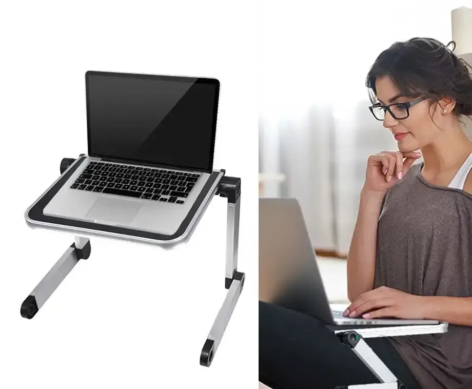 Стол-подставка для ноутбука E-Table с охлаждением и регулировкой наклона и высоты - фото 1 - id-p2132821205