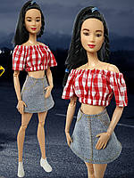 Одяг для ляльок Барбі Barbie - блузка і спідниця