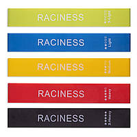 Набор резинок для упражнений ленты сопротивлений LOOP BANDS Raciness FI-1748 5шт цвета в ассортименте