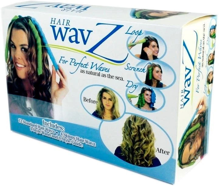 Волшебные спиральные бигуди Hair Wavz Хейр Вейвз для длинных волос 50 см 18 шт - фото 5 - id-p2132821231