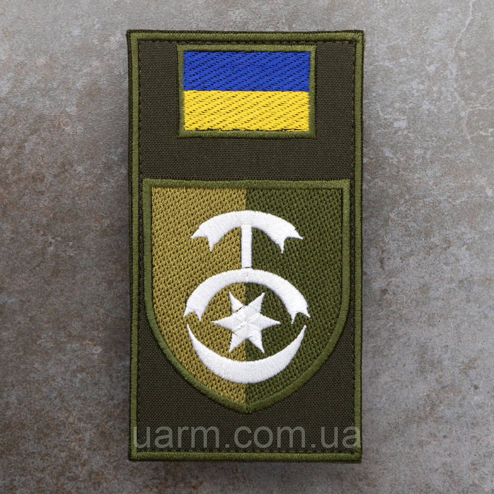 Шеврон-заглушка 30 ОМБр олива