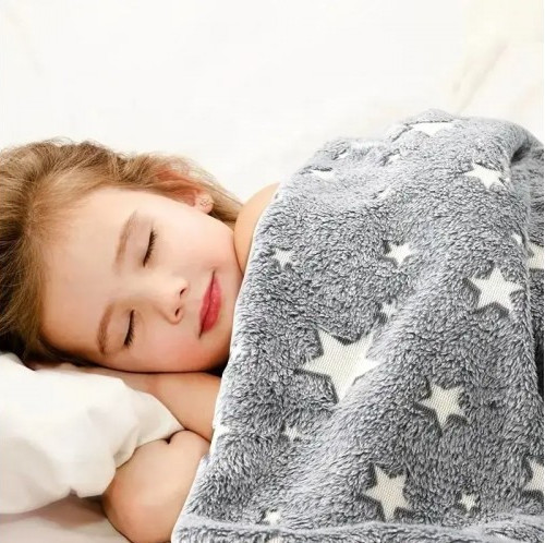Детский плед звездное небо светящийся в темноте Magic Blanket - фото 8 - id-p2132821255