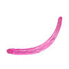 Двосторонній фалоімітатор 42 см вигнутий фалос Faloimitator Double Dones Dildo Pink, фото 5