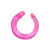 Двосторонній фалоімітатор 42 см вигнутий фалос Faloimitator Double Dones Dildo Pink, фото 6