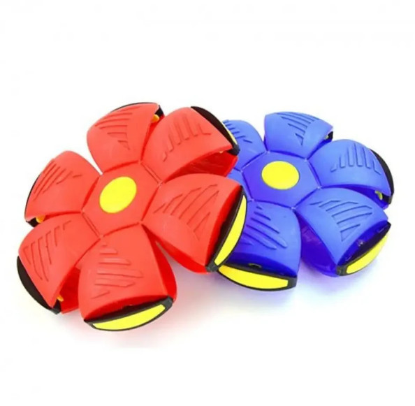 Дитячий ігровий м'яч-трансформер Flat Ball Disc Складаний м'яч флетбол із підсвіткою для фрисбі та активних ігор - фото 5 - id-p2132821259