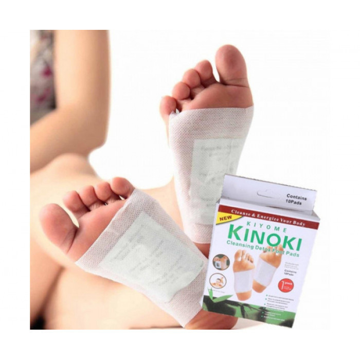 Пластырь токсиновыводящий для стоп Kinoki в упаковке 10 шт - фото 1 - id-p2132821267