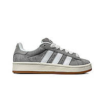 Кроссовки Adidas Campus Grey White, женские кроссовки, мужские кроссовки, адидас кампус