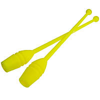 Булавы для художественной гимнастики Lingo C-045 цвет желтый