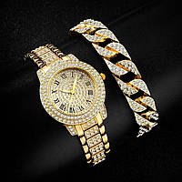 Кварцевые часы, имитация бриллиантов, металлический браслет. Женские часы. Стильные наручные часы.