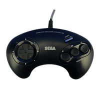 Геймпад Проводной Sega Mega Drive SJ-3500 Blue Black 1.5m Б/У