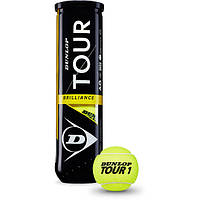 Теннисные мячи Dunlop Tour Brilliance 4ball FT, код: 7464975