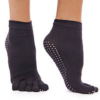Носки для йоги с закрытыми пальцами Zelart FI-4945 цвет черный