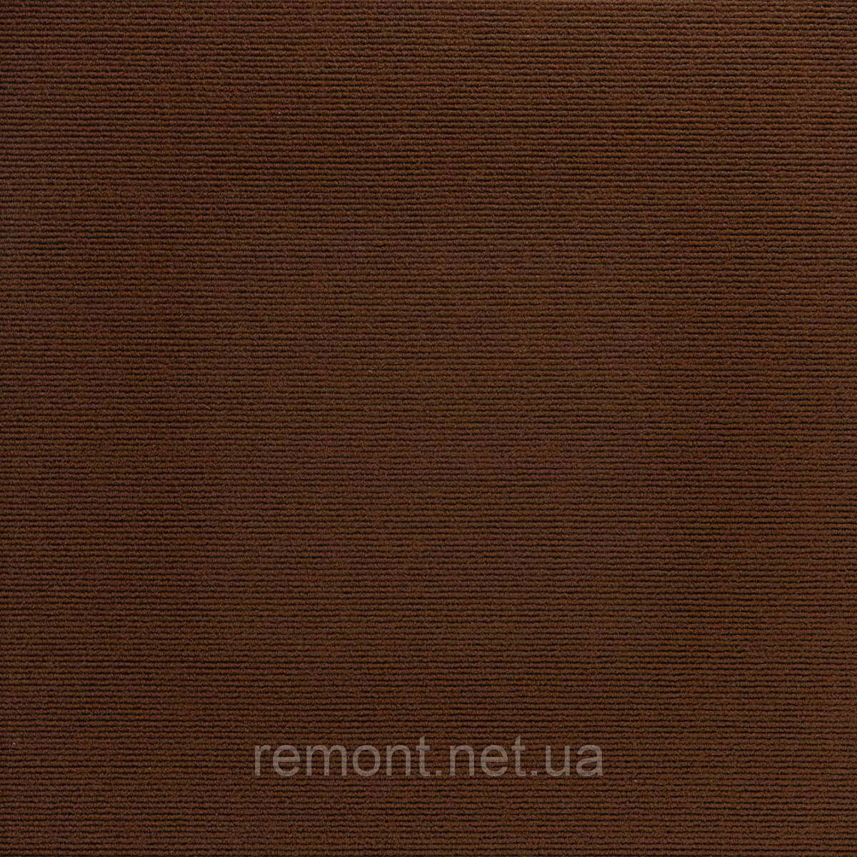 Самоклеюча плитка під ковролін темно-коричнева 600х600х4,5мм SW-00001127, фото 1