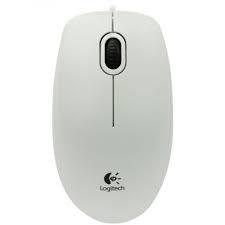 Миша провідна USB Logitech B100 (910-003360) біла оригінал бу