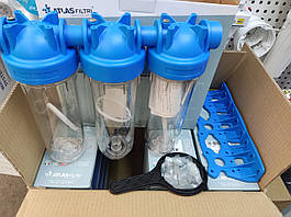 Фільтр потрійний Atlas Filtri DP 10 TRIO 1/2