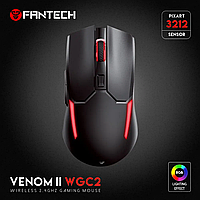 Игровая беспроводная компьютерная мышь Fantech WGC2 Venom II Vibe RGB подсветка black от магазина style & step