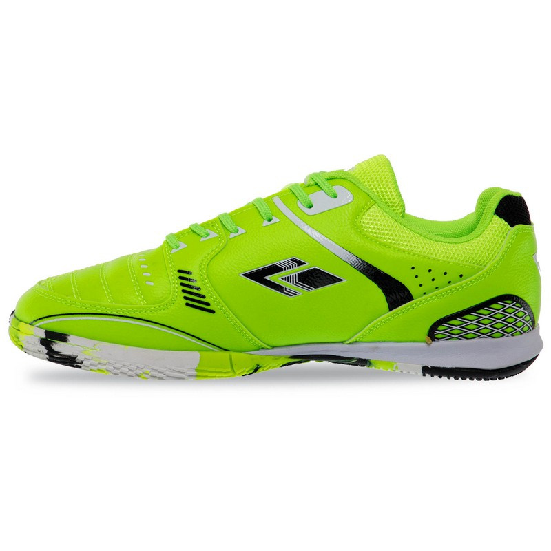 Обувь для футзала мужская Zelart 170329-4 размер 41 цвет лимонный-черный-белый - фото 4 - id-p2132631871