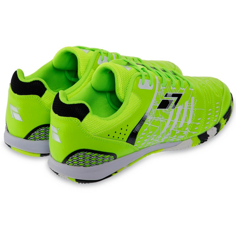Обувь для футзала мужская Zelart 170329-4 размер 41 цвет лимонный-черный-белый - фото 5 - id-p2132631871