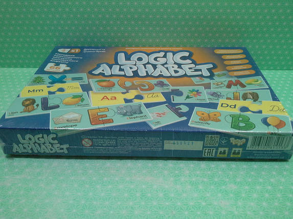 Danko Пазлы Абетка Logic Alphabet (G-LoA-01-04U) англ/укр, фото 3