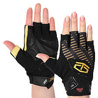 Перчатки для фитнеса и тренировок TAPOUT SB168502 размер L цвет черный-желтый