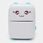 Міні принтер для телефона + Подарунок Навушники з вушками VZV-23M / Дитячий термопринтер / Маленький принтер, фото 3