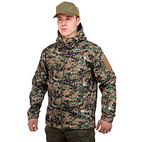 Куртка тактическая Zelart ZK-20 размер 3XL цвет камуфляж marpat digital woodland