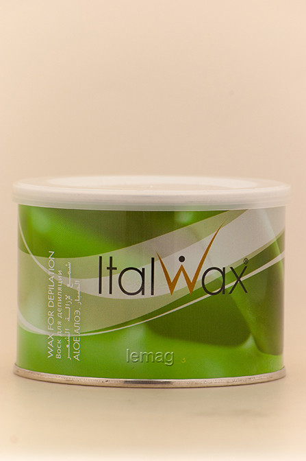 ItalWax Віск теплий в металевій банці - Алое, 400 мл