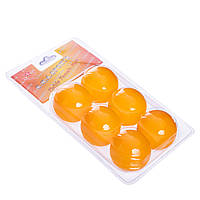 Набор мячей для настольного тенниса LEGEND SPORT MT-4506 цвет желтый