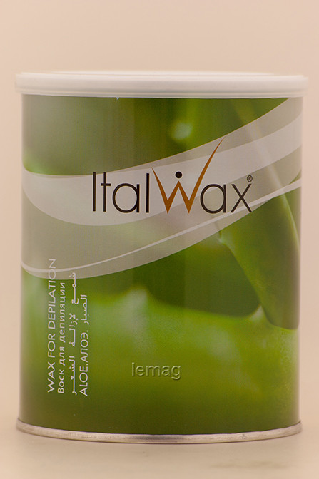 ItalWax Віск теплий в металевій банці - Алое, 800 мл, фото 1