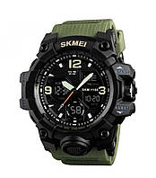 Мужские военные часы Skmei 1155B olive