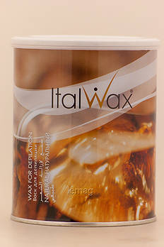ItalWax Віск теплий в металевій банці - Натуральний, 800 мл