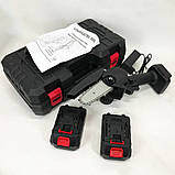 Міні-пилка-сучкоріз 10, Потужна електропилка пила ланцюгова Пила для роботи в саду AQ-16, фото 9