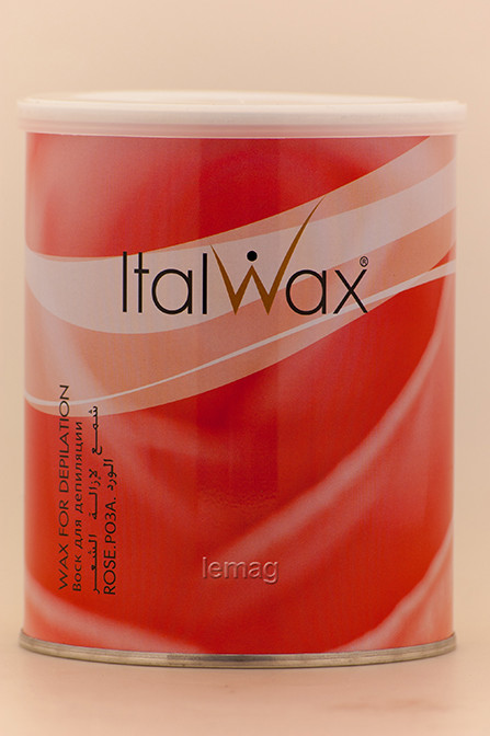 ItalWax Віск теплий в металевій банці - Рожевий, 800 мл, фото 1