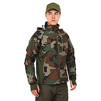Куртка тактическая Zelart TY-9405 размер M цвет камуфляж woodland