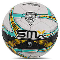 Мяч футбольный профессиональный SOCCERMAX FB-5049 цвет белый-желтый