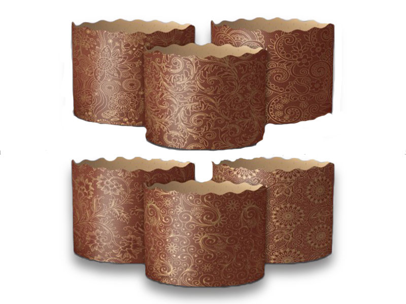 Паперові форми для кулічів 85х90, 250 г 50 шт. форми для куліча Christian, паперові форми для паски пасок
