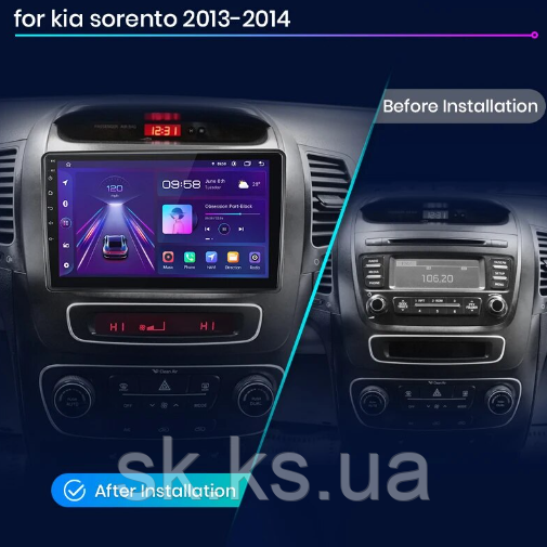 Junsun 4G Android магнітола для Kia Sorento 2013 2014