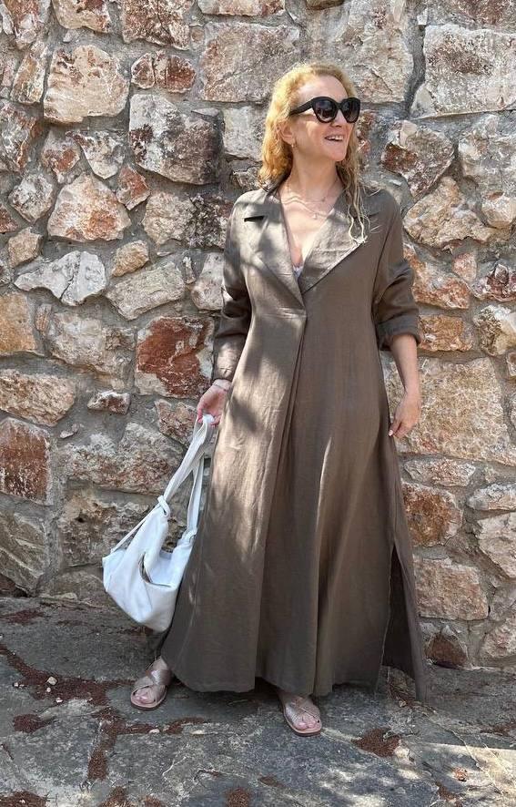 Лляна туніка-сорочка. Розмір XS-12XXL. Кольори в асортименті.
