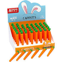 Гумка для ручки "пише-стирає", морквина 8 см