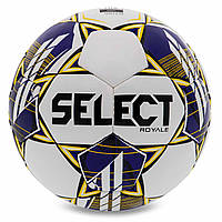 Мяч футбольный SELECT ROYALE FIFA BASIC V23 ROYALE-4WV цвет белый-фиолетовый