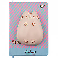 Блокнот сквіш Yes А5 128 аркушів Pusheen клітинка та лінія (151886)