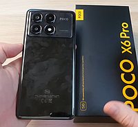 Смартфони Xiaomi Poco X6 Pro 5G 8/256 GB, колір сірий, NFC, смартфони з гарною камерою, Телефон сяомі