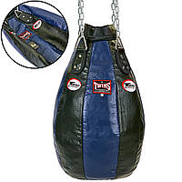 Мешок боксерский Каплевидный TWINS PPL-S цвет черный-синий