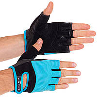 Перчатки для фитнеса и тренировок мужские MARATON AI061217 размер S цвет синий