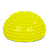 Полусфера массажная балансировочная Zelart Balance Kit FI-4939 цвет желтый