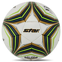 Мяч футбольный STAR ALL NEW POLARIS 3000 FIFA SB145FTB цвет белый-салатовый