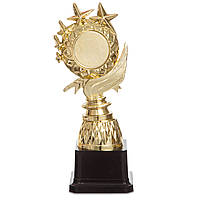 Награда спортивная с местом под жетон Zelart STARS QX-18004 золотой