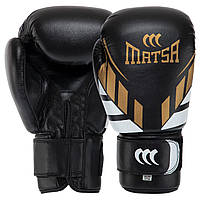 Перчатки боксерские ЮНИОР MATSA MA-7757 размер 2 унции цвет черный